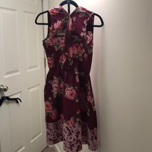 Speed Control Flowers Dress With Pockets
